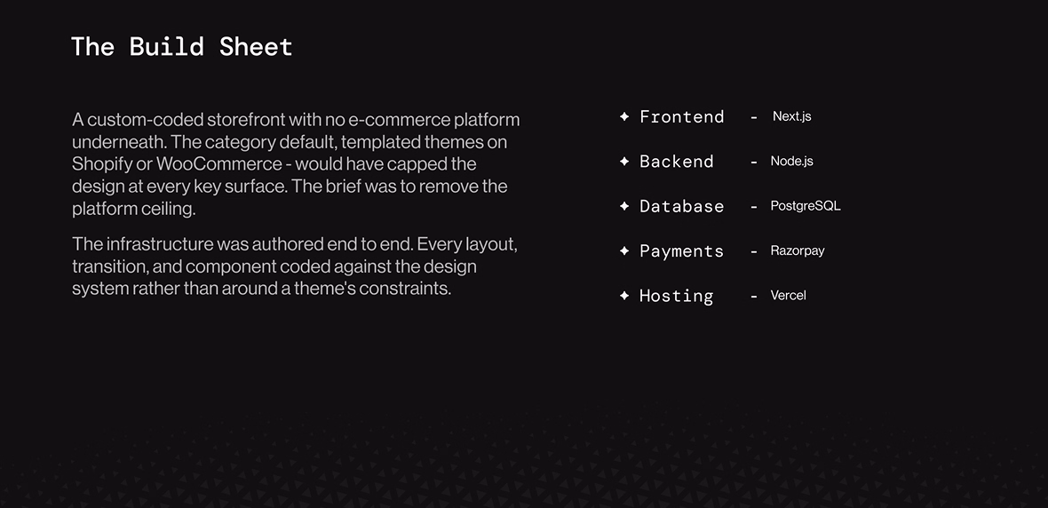 To&Fro e-commerce product grid
