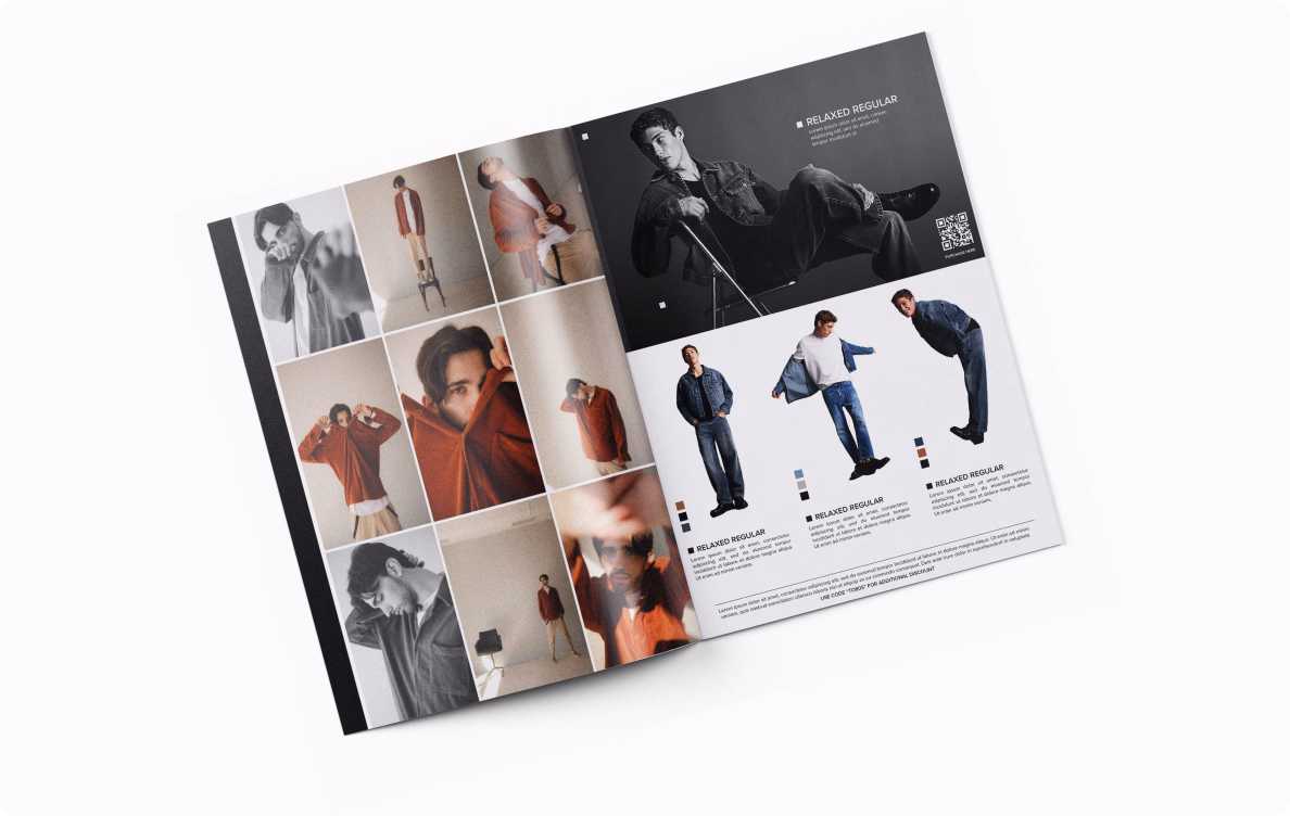 To&Fro e-commerce lookbook spread